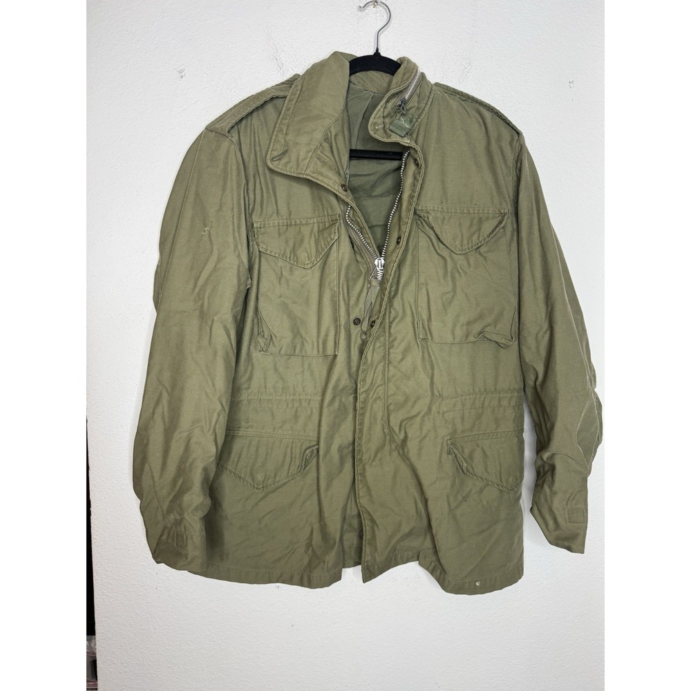 Vintage 70s Vietnam US Army Military M-65 Field Coat Jacket
